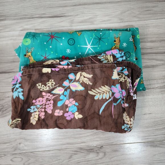 Multiples Other - Women's Scrub Top Shirt Size 3X & 3XL Lot of 2